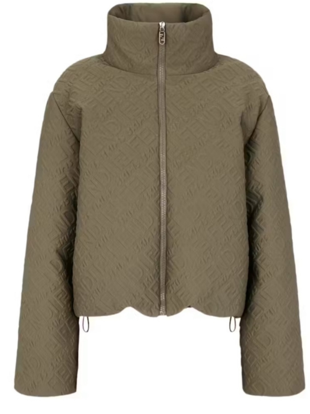 Skims Fendi Olive Green Puffer